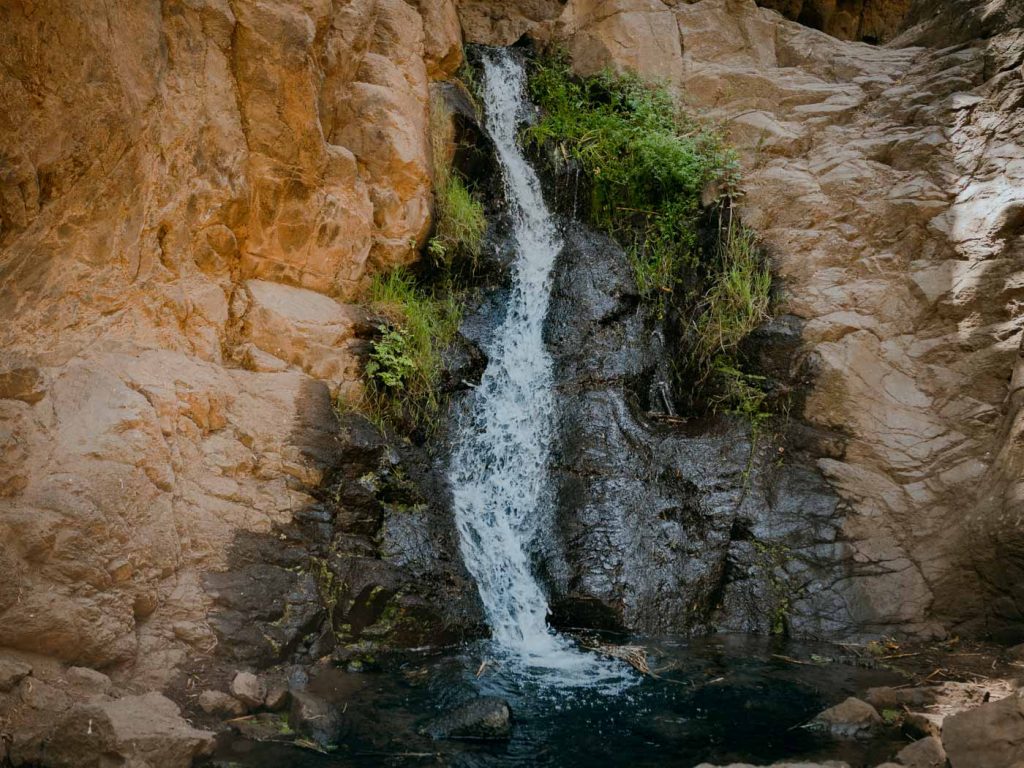 barranco de los cernicalos gran canaria waterfall